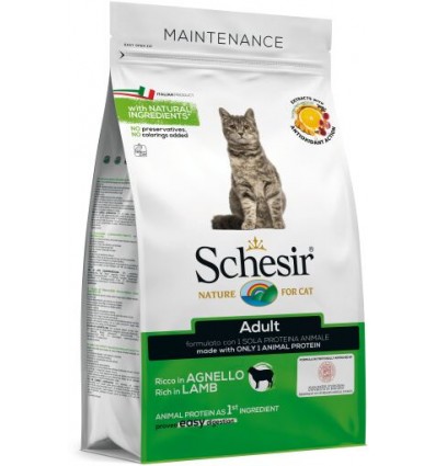 Schesir Manutenção Cordeiro Gatos 1,5Kg Dry Line (Linha Seca)