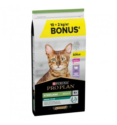 Purina Pro Plan Sterilised Peru 10+2kg 