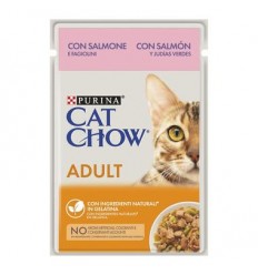 Purina Cat Chow Húmidos Adulto com Salmão em gelatina