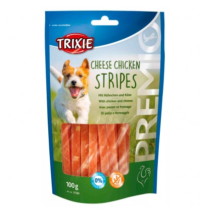 Trixie Cão Snack Cheese Chicken Stripes - tiras de frango com queijo 100gr