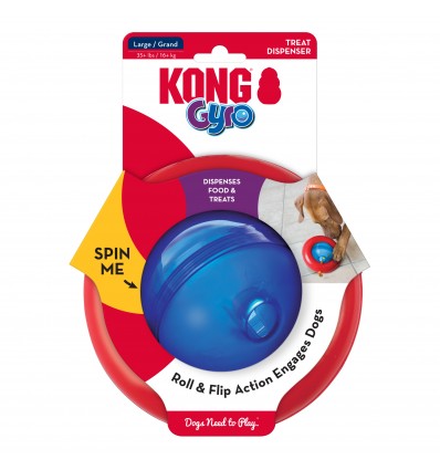Brinquedo Kong Dispensador Guloseimas Gyro - L (18,5 cm)
