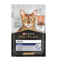 Purina Pro Plan Gatos Húmidos INDOOR com Salmão em Molho