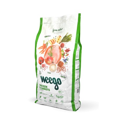 Weego Cão Adulto Frango e Cenoura
