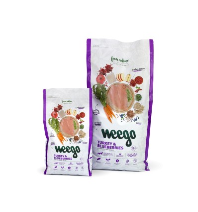 Weego Cão Senior e Light de Peru e Mirtilos