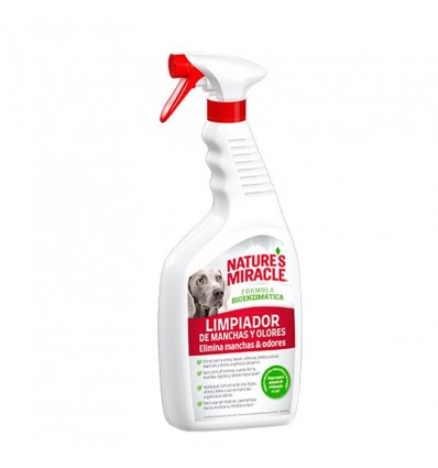 Nature's Miracle Eliminador de manchas e odores Cão 709ml