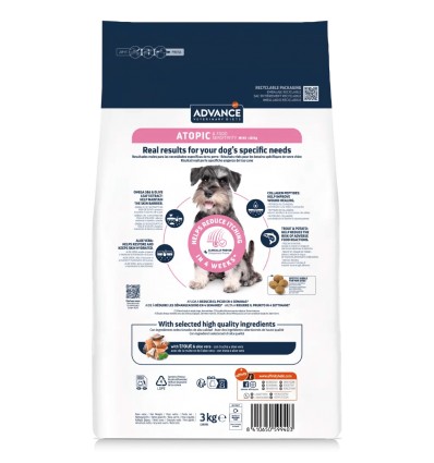 Advance Cão Atopic mini com truta
