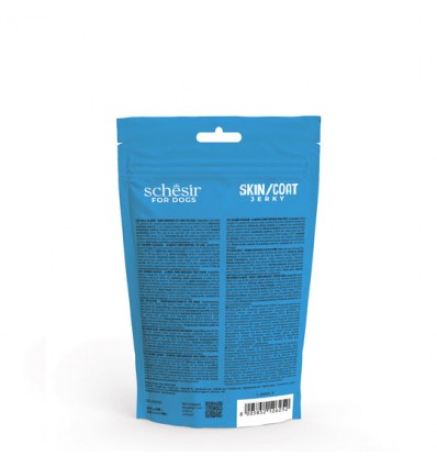 Schesir Snacks Cão Skin/Coat Jerky Grain Free Salmão 115gr