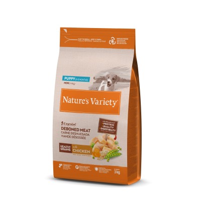 Nature's Variety Cão Cereais Saudáveis Mini Puppy Frango