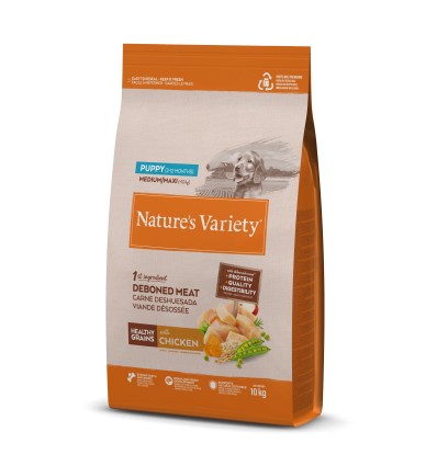 Nature's Variety Cão Cereais Saudáveis Medium/Maxi Puppy Frango