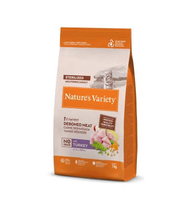 Nature's Variety Original Gato Sterilised Sem Cereais Peru