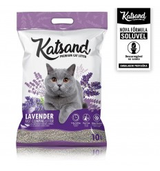 Areia Katsand Aglomerante Lavanda 10lt (Descartável WC)