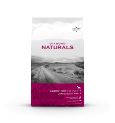 Diamond Naturals Cão Puppy Raças Grandes Borrego e arroz