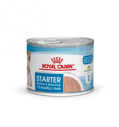Royal Canin Cão Starter Mousse Húmidos Lata 12x195g