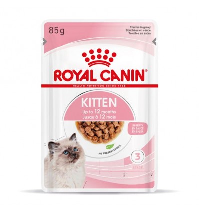 Royal Canin Kitten (Gravy), Gatinhos, Húmidos Alimento