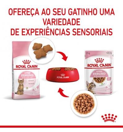 Royal Canin Kitten Sterilised (Gravy), Gatinhos, Húmidos, Alimento