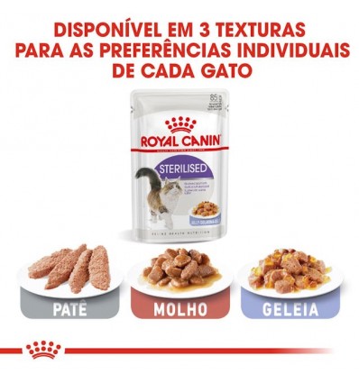 Royal Canin Gatos Sterilised (Jelly), Gatos, Húmidos, Adulto, Alimento