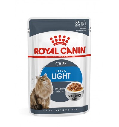Royal Canin Gatos Ultra Light Húmidos Saquetas 85g x 12uni.