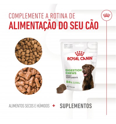 Royal Canin Cão Suplemento Digestion Adulto Chews 160gr