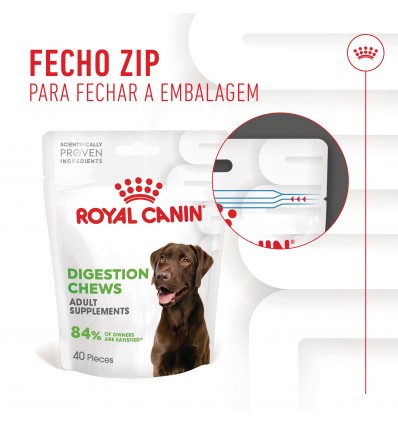 Royal Canin Cão Suplemento Digestion Adulto Chews 160gr