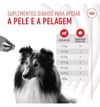 Royal Canin Cão Suplemento Skin & Coat Chews 240gr