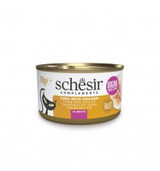 Schesir Gato Húmidos in broth Atum e Frango