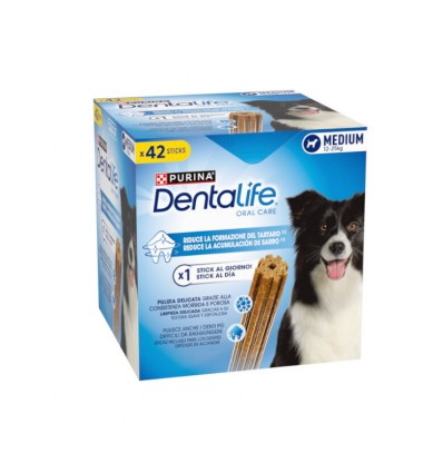 PURINA DentaLife Snacks Medium 12-25kg (Big pack 42 sticks)