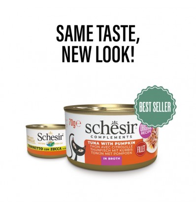 Schesir Gato Húmidos in cooking broth Atum com Abóbora