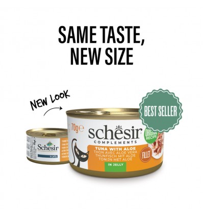 Schesir Gatos Húmidos Atum c/ Aloe 85gr