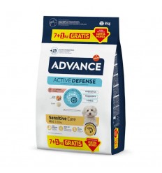 Advance Cão Mini Sensitive Salmão e Arroz 7+1kg OFERTA
