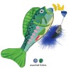 Brinquedo Kong Wrangler Angler com catnip - cor sortida (CA473E)
