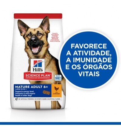 Hill's Science Plan Canine Mature Adult 5+ Large Breed Frango 12kg