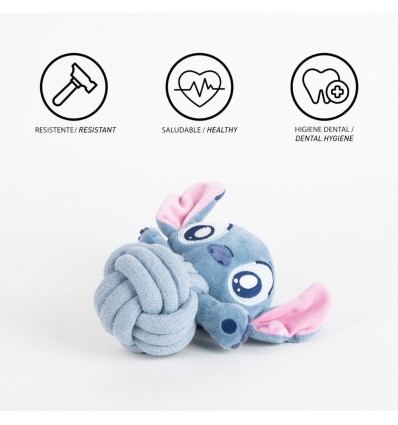 Brinquedo com corda para cão Stitch