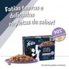 Purina Gatos Húmidos Felix Deliciously Sliced (Seleção Favoritos) 12x80gr.