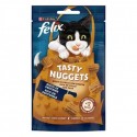 Purina Felix Snacks Gato Tasty Nuggets frango com pato 50gr