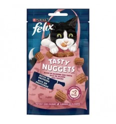 Purina Felix Snacks Gato Tasty Nuggets salmão com truta 50gr