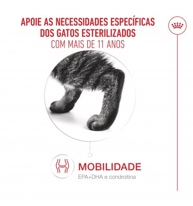 Royal Canin Ageing 11+ Sterilised, Gato, Seco, Sénior, Alimento/Ração