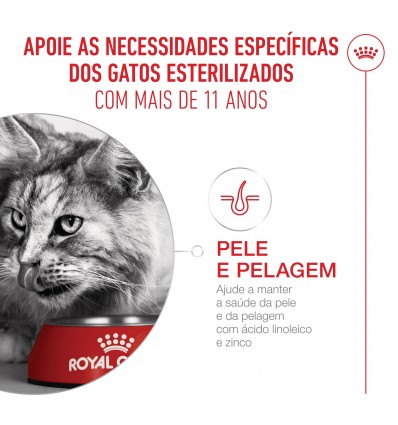 Royal Canin Ageing 11+ Sterilised, Gato, Seco, Sénior, Alimento/Ração