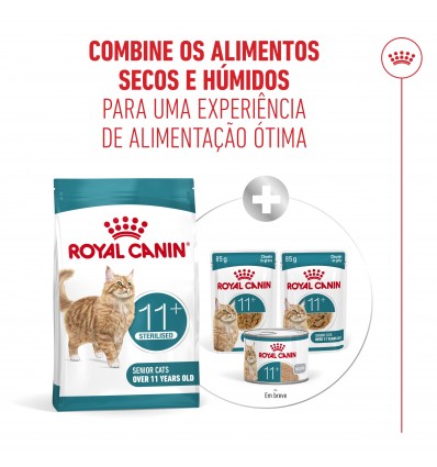 Royal Canin Ageing 11+ Sterilised, Gato, Seco, Sénior, Alimento/Ração