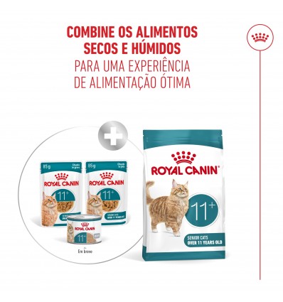 Royal Canin Ageing +11 (Jelly), Gatos, Húmidos, Sénior, Alimento