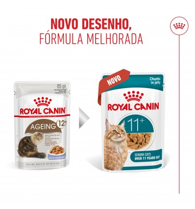 Royal Canin Ageing +11 (Jelly), Gatos, Húmidos, Sénior, Alimento