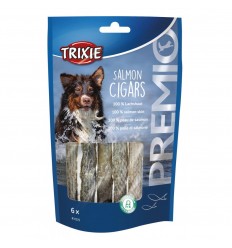 Trixie Cão Snack Salmon Cigars- pele de salmão - 6 unidades 70gr (TX31576)