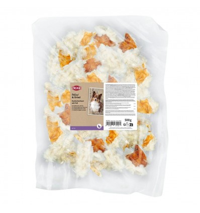 Trixie Cão Snack Pele de Coelho com pelo 500gr