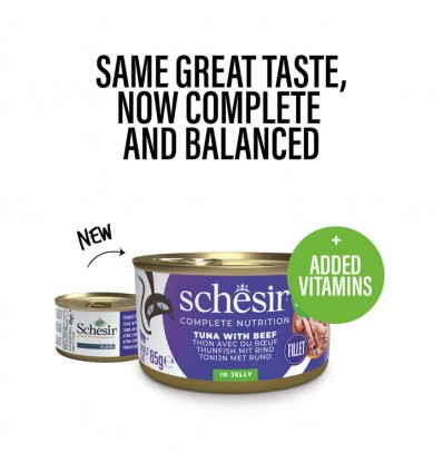 Schesir Atum e Carne 85gr