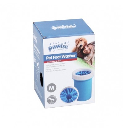 Lava-patinhas Pawise - tamanho M (17x12 cm) Azul