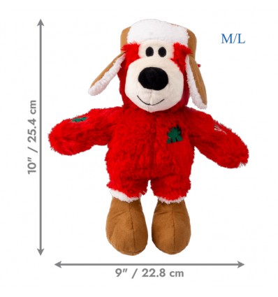 Brinquedo Kong Natal Wild Knots Urso - Medium/Large cor sortida (H25D139)
