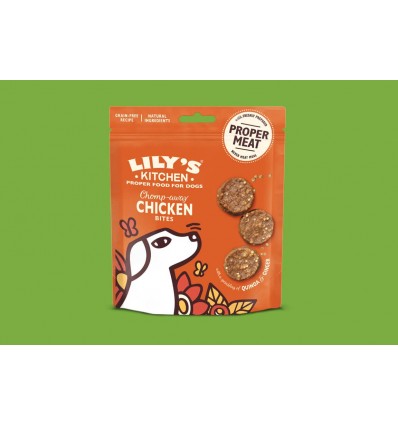 Lily's Kitchen Cão Snacks Chomp-away Chicken Bites 70gr