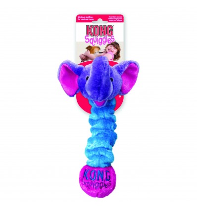 Brinquedo Kong Peluche Elástico Squiggles c/ som - M (50 cm)