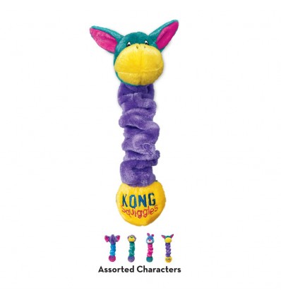 Brinquedo Kong Peluche Elástico Squiggles c/ som - M (50 cm)