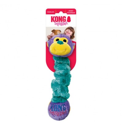 Brinquedo Kong Peluche Elástico Squiggles c/ som - M (50 cm)
