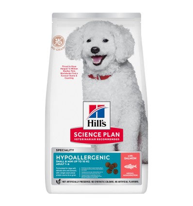 Hill's Science Plan Cão Adulto Hypoallergenic Small e Mini Salmão